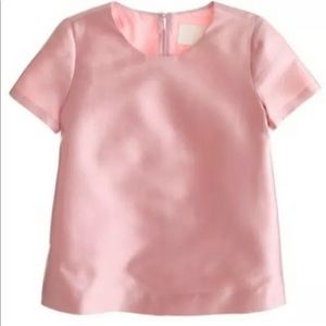 J Crew Collection Wool Silk T Shirt Sz 0